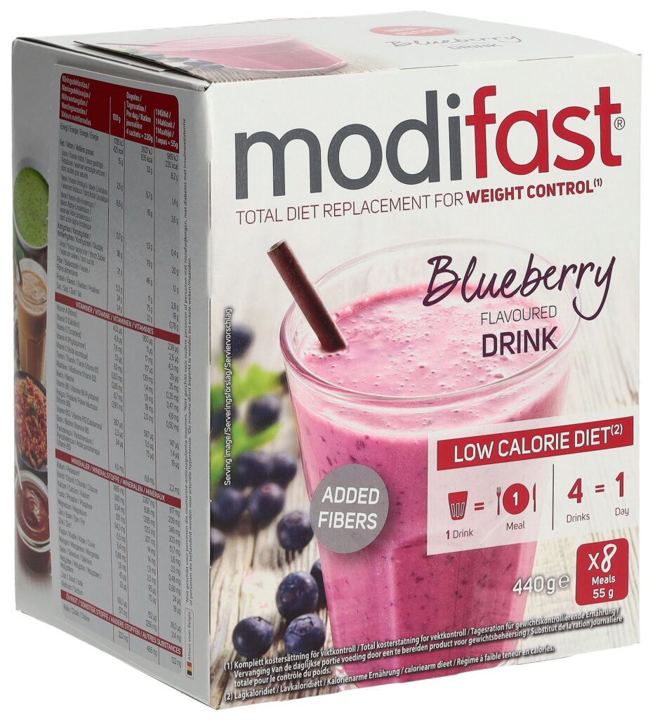 MODIFAST drink yaourt myrtille 8 x 55 g