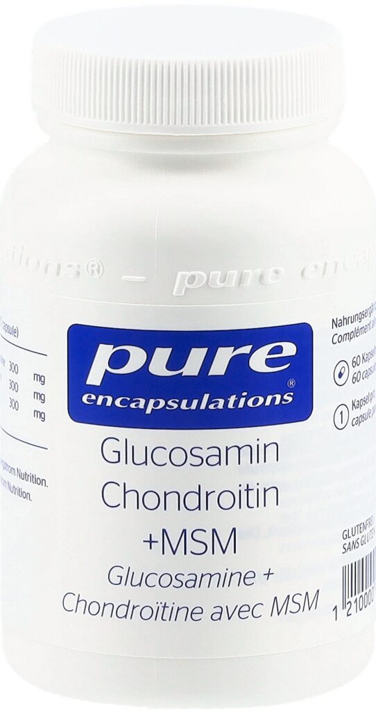 PURE glucosamine chondroïtine caps bte 60 pce