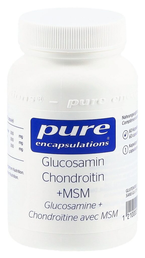 PURE glucosamine chondroïtine caps bte 60 pce