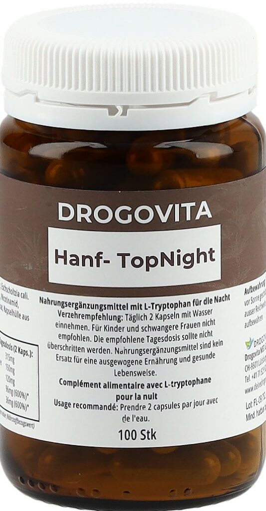 DROGOVITA chanvre topnight caps verre 100 pce