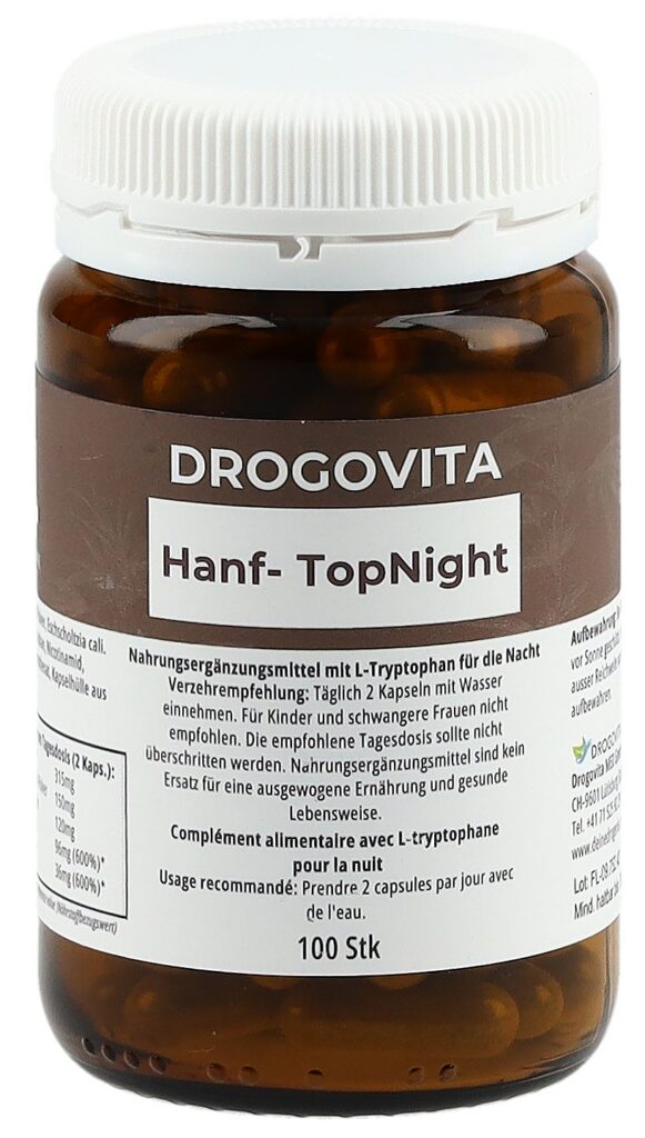 DROGOVITA chanvre topnight caps verre 100 pce