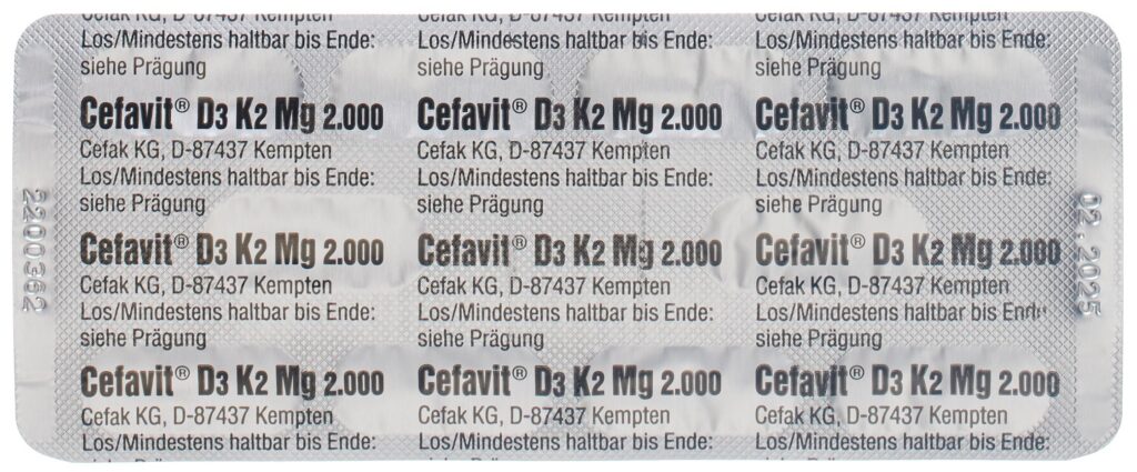 CEFAVIT D3 2000 K2 Mg caps 60 pce