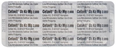 CEFAVIT D3 2000 K2 Mg caps 60 pce