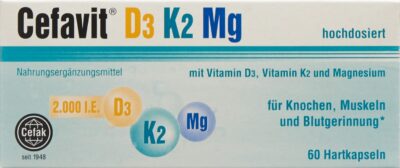 CEFAVIT D3 2000 K2 Mg caps 60 pce