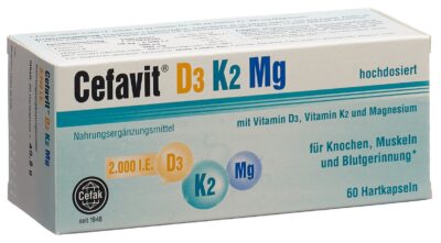 CEFAVIT D3 2000 K2 Mg caps 60 pce