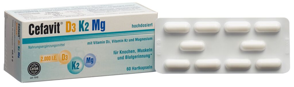 CEFAVIT D3 2000 K2 Mg caps 60 pce