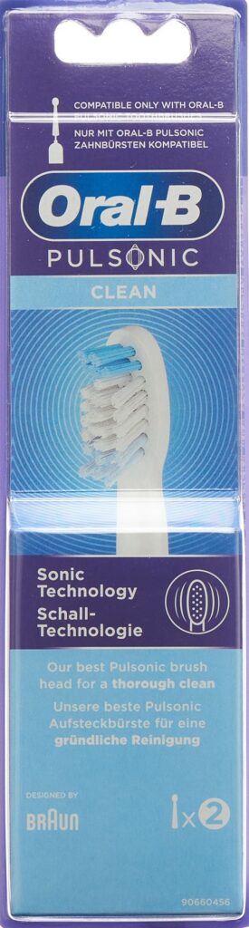 ORAL-B brossette Pulsonic Clean (nouveau) 2 pce