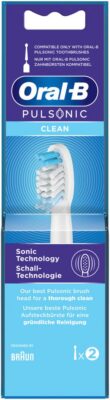ORAL-B brossette Pulsonic Clean (nouveau) 2 pce