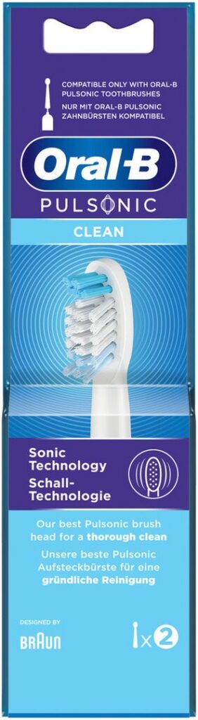 ORAL-B brossette Pulsonic Clean (nouveau) 2 pce