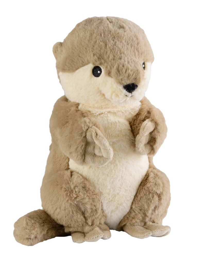 WARMIES Minis peluche réchauffante loutre