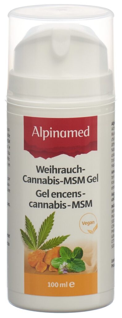 ALPINAMED Gel encens cannabis MSM dist 100 ml