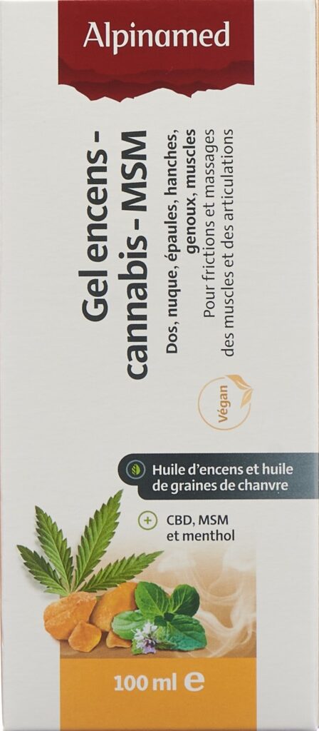 ALPINAMED Gel encens cannabis MSM dist 100 ml