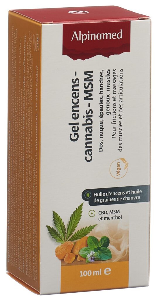 ALPINAMED Gel encens cannabis MSM dist 100 ml
