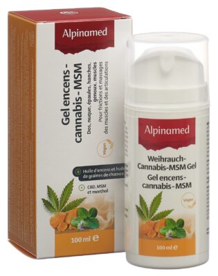 ALPINAMED Gel encens cannabis MSM dist 100 ml