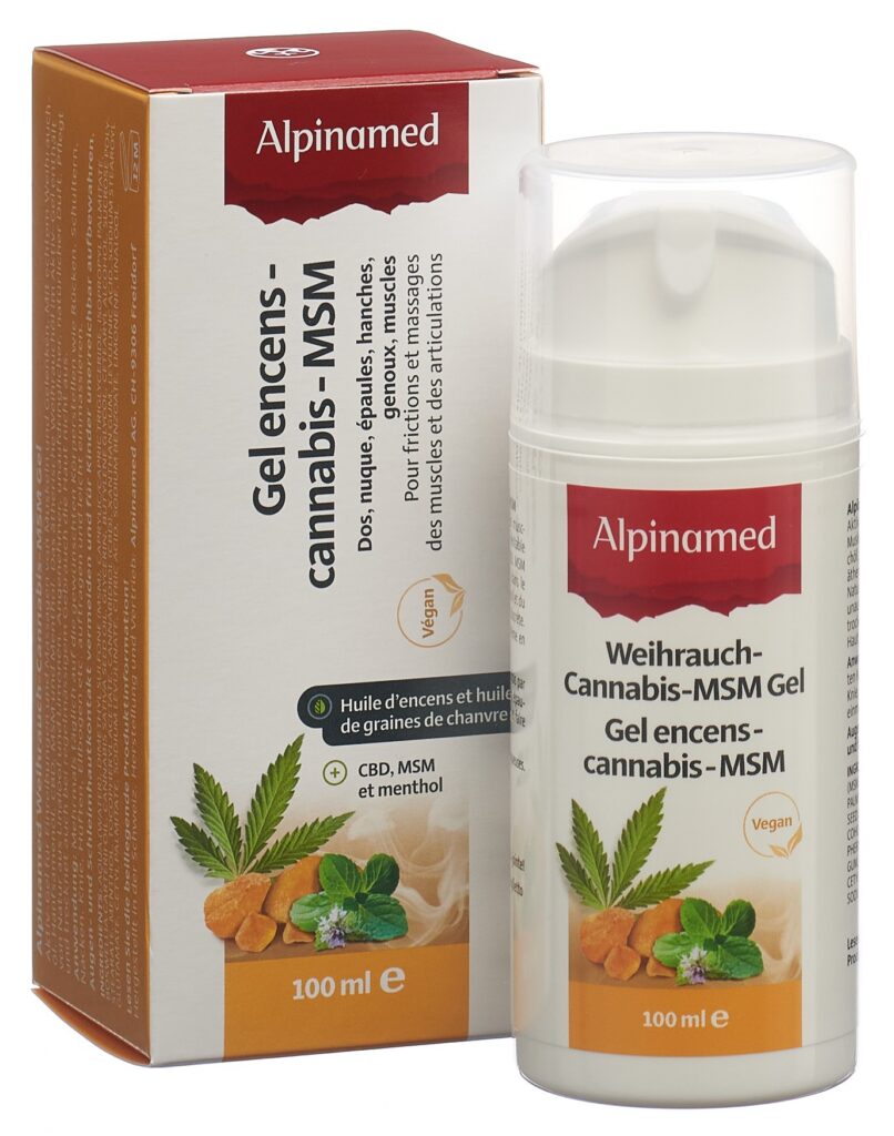 ALPINAMED Gel encens cannabis MSM dist 100 ml