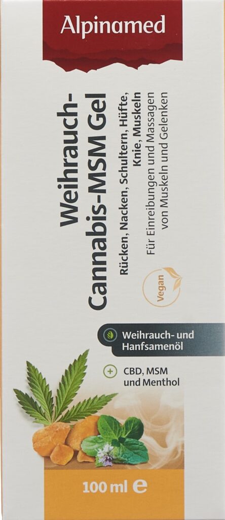 ALPINAMED Gel encens cannabis MSM dist 100 ml