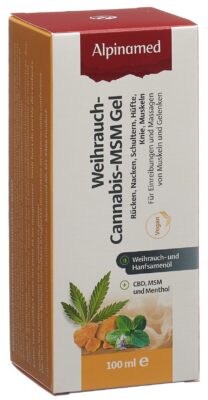 ALPINAMED Gel encens cannabis MSM dist 100 ml