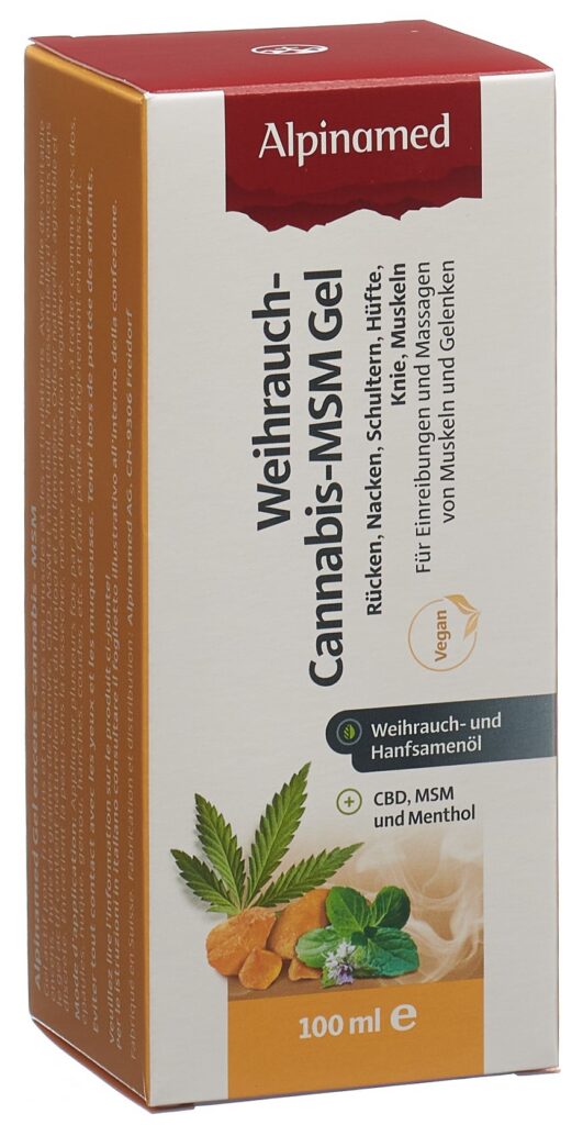 ALPINAMED Gel encens cannabis MSM dist 100 ml