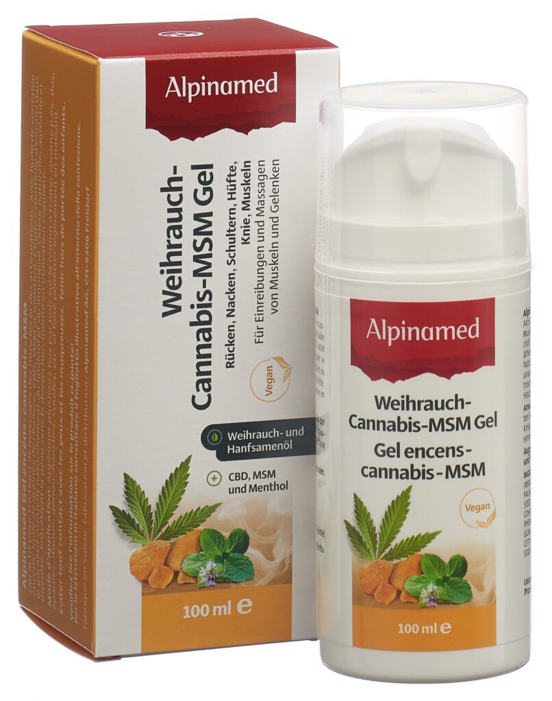 ALPINAMED Gel encens cannabis MSM dist 100 ml
