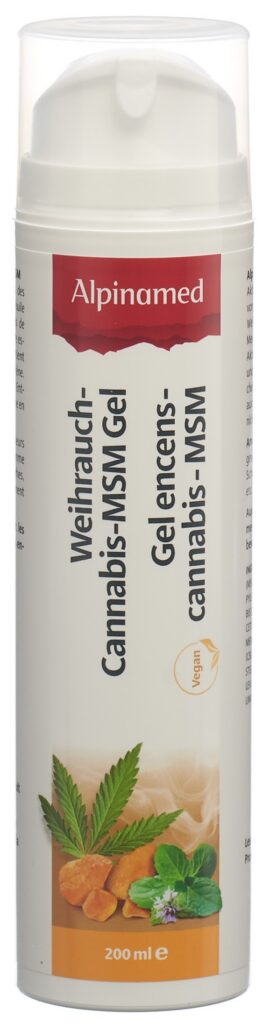 ALPINAMED Gel encens cannabis MSM dist 200 ml