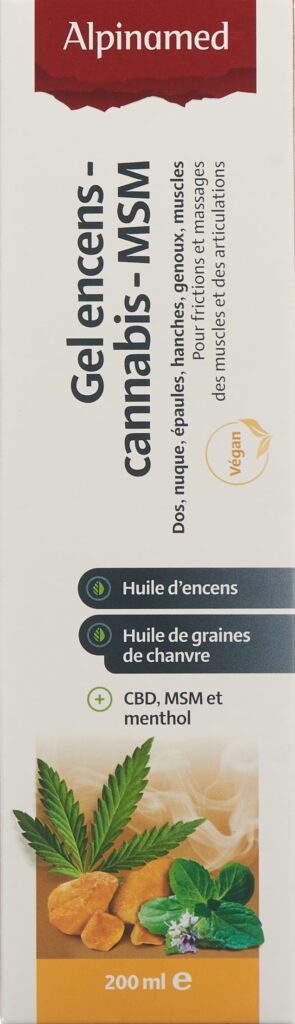 ALPINAMED Gel encens cannabis MSM dist 200 ml