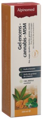 ALPINAMED Gel encens cannabis MSM dist 200 ml
