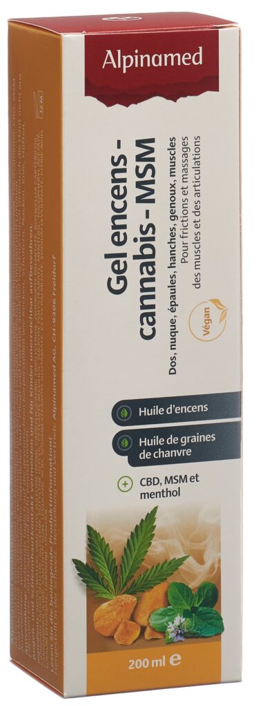 ALPINAMED Gel encens cannabis MSM dist 200 ml