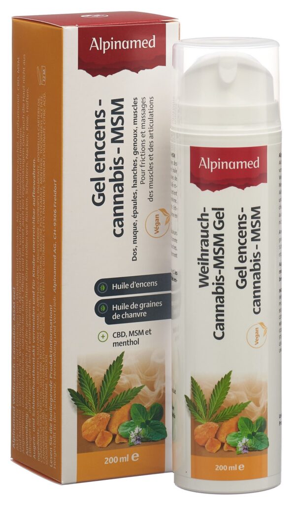 ALPINAMED Gel encens cannabis MSM dist 200 ml