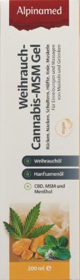 ALPINAMED Gel encens cannabis MSM dist 200 ml