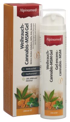 ALPINAMED Gel encens cannabis MSM dist 200 ml