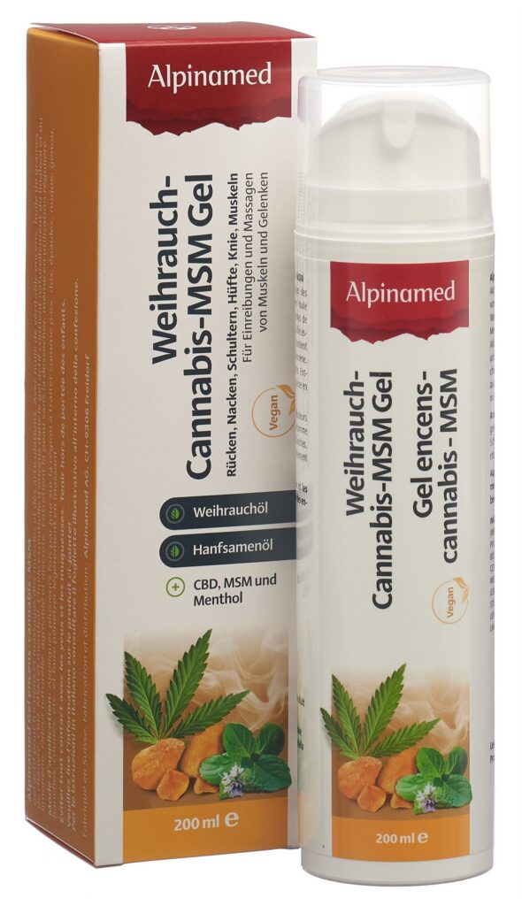 ALPINAMED Gel encens cannabis MSM dist 200 ml