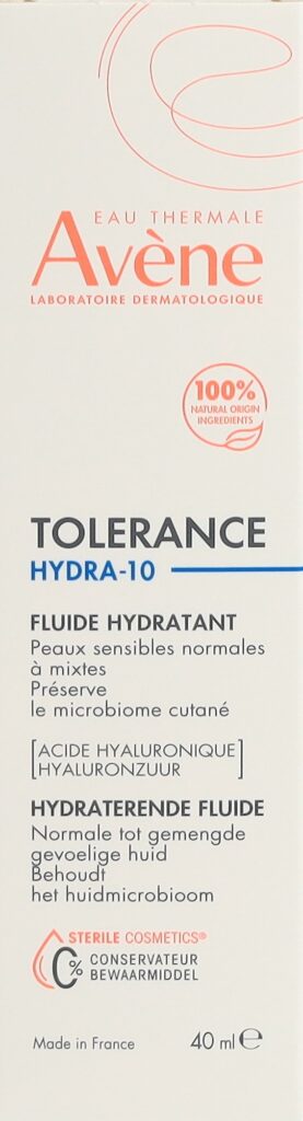 AVENE Tolér Hydra-10 fluid hydra tb 40 ml
