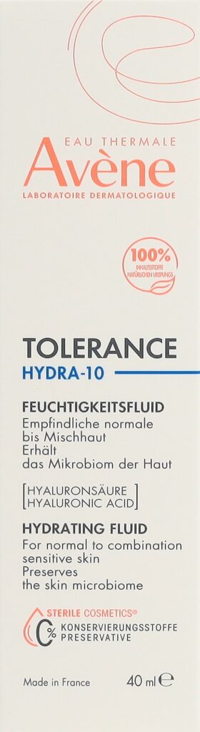 AVENE Tolér Hydra-10 fluid hydra tb 40 ml