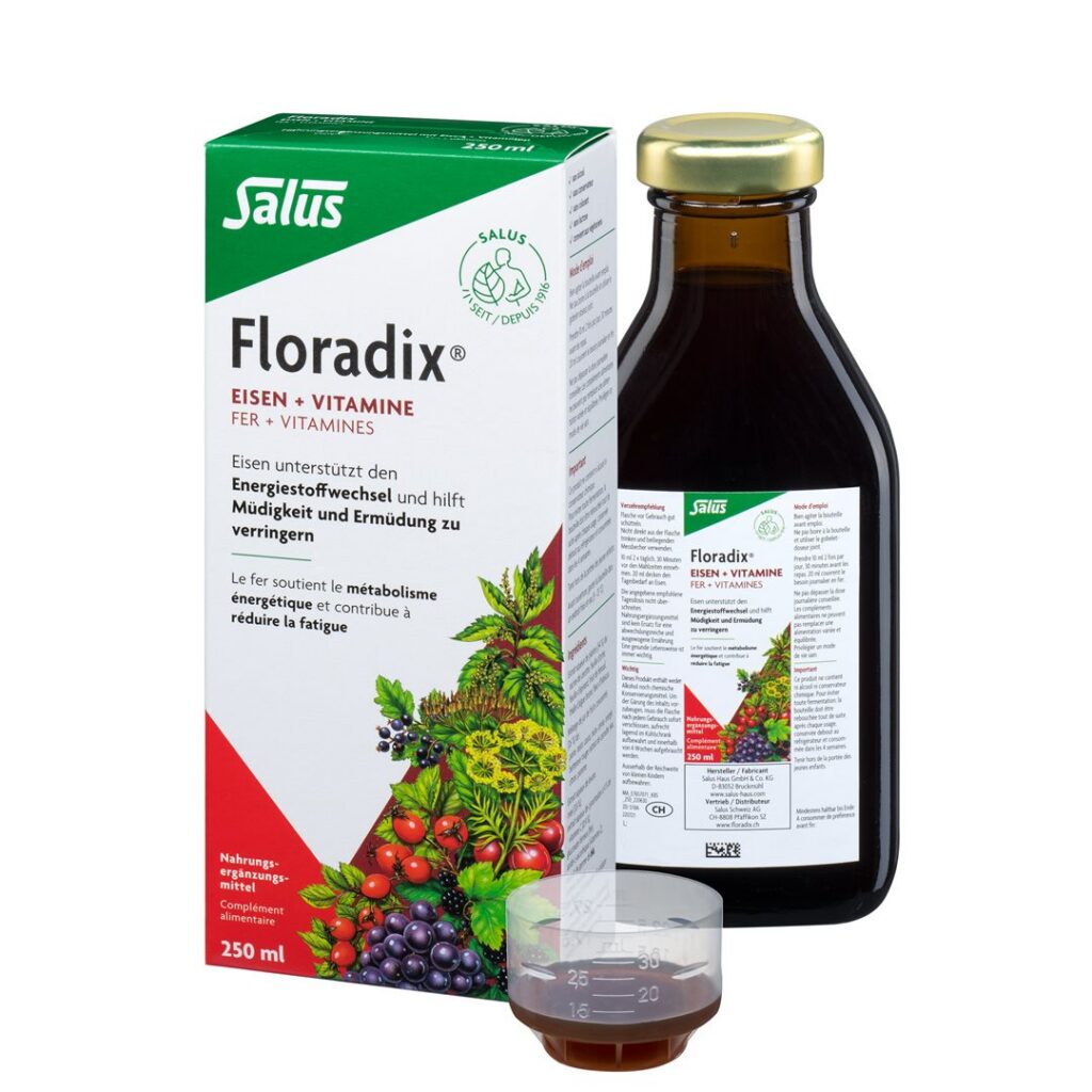 FLORADIX Fer + vitamines fl 250 ml