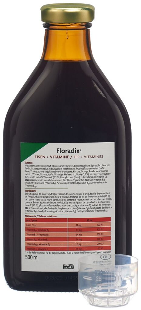 FLORADIX Fer + vitamines Profit Pack 500 ml