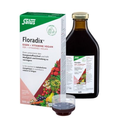 FLORADIX VEGAN Fer + vitamines fl 500 ml