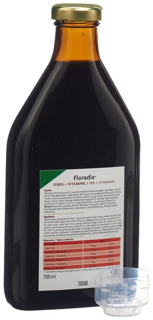 FLORADIX Fer + vitamines Profit Pack 700 ml