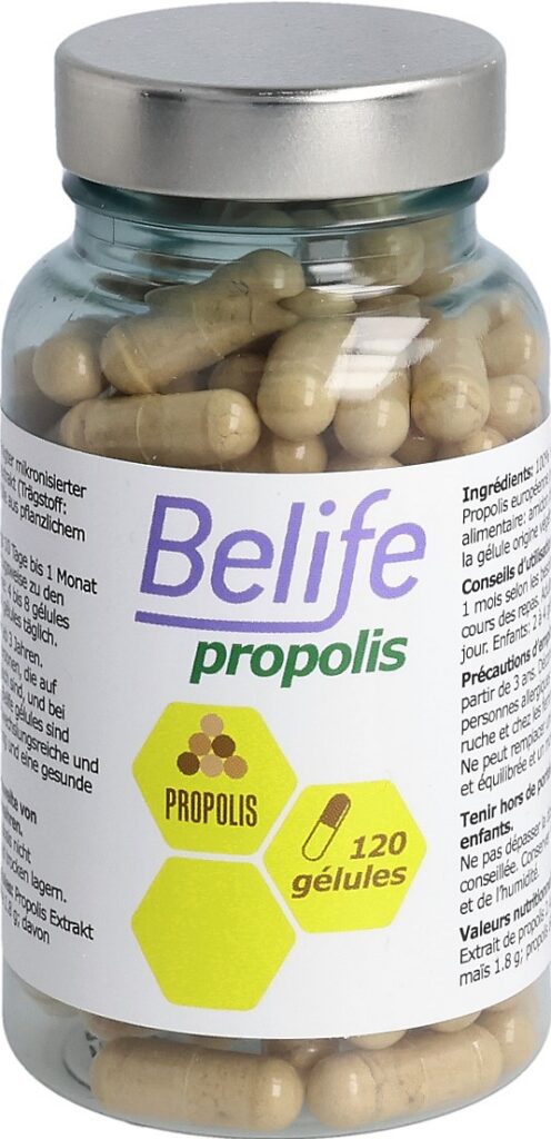 BELIFE Propolis gélules bte 120 pce