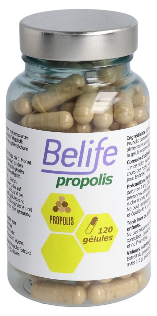 BELIFE Propolis gélules bte 120 pce