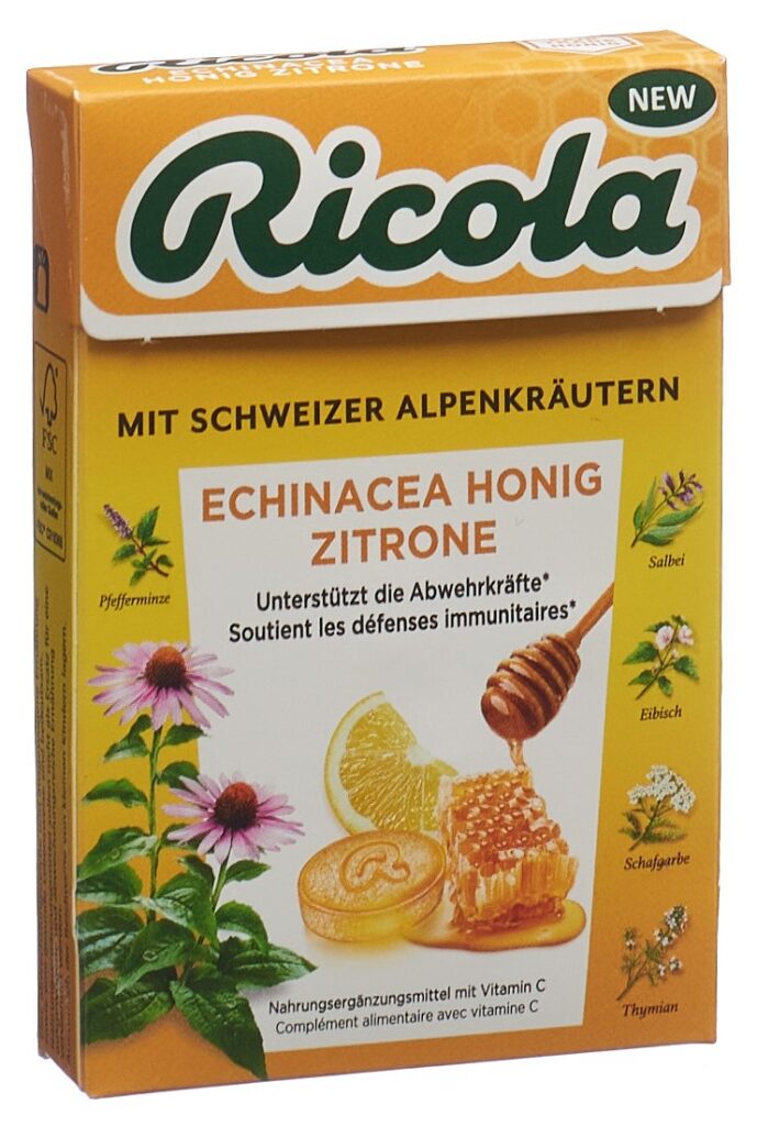RICOLA bonbons échinacée miel citron as box 50 g