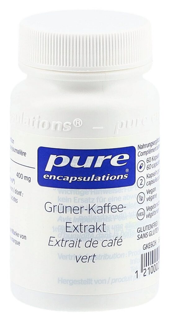 PURE extrait de café vert caps bte 60 pce