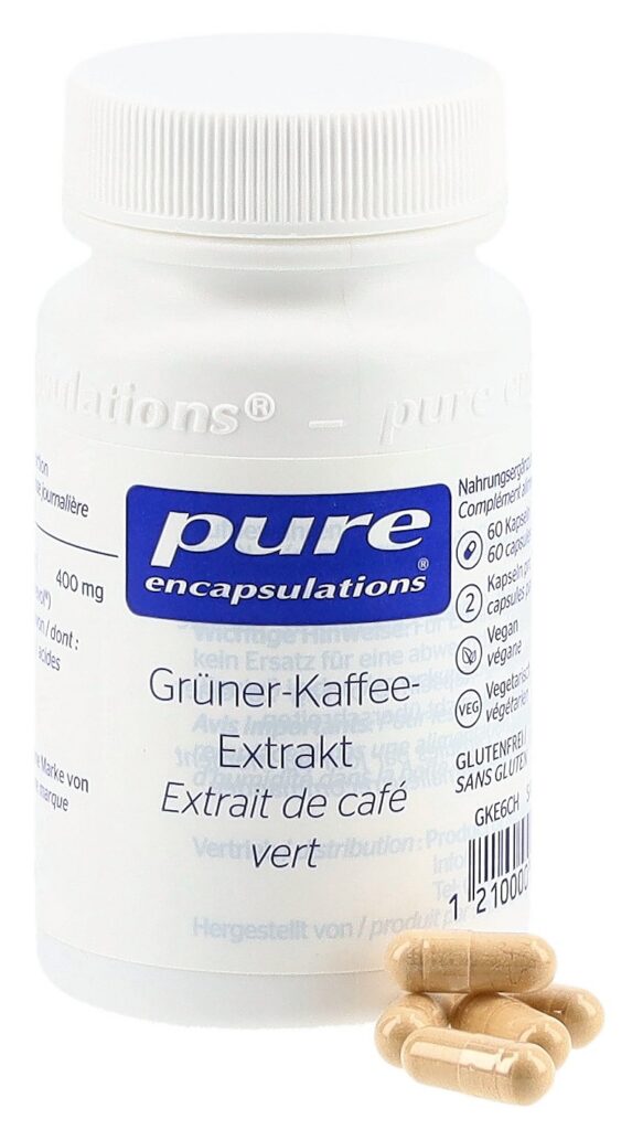 PURE extrait de café vert caps bte 60 pce