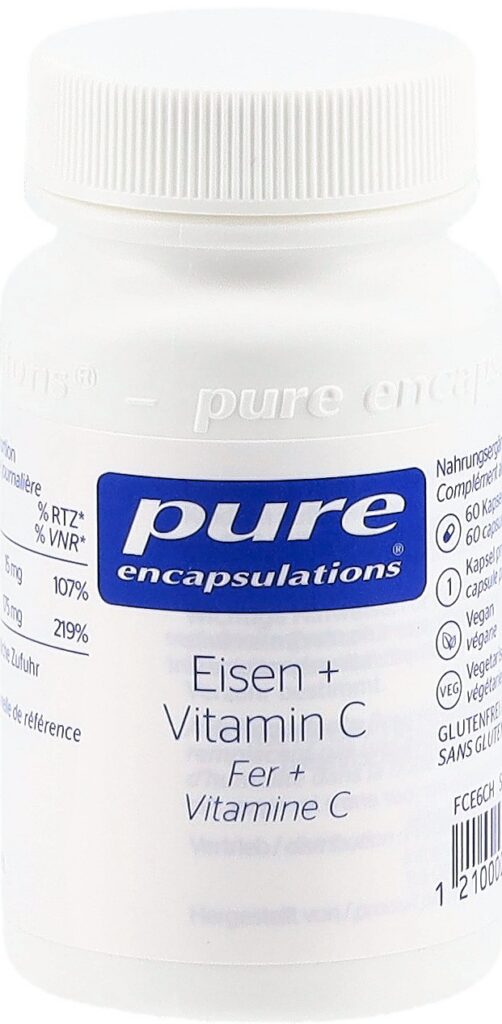 PURE fer C caps bte 60 pce