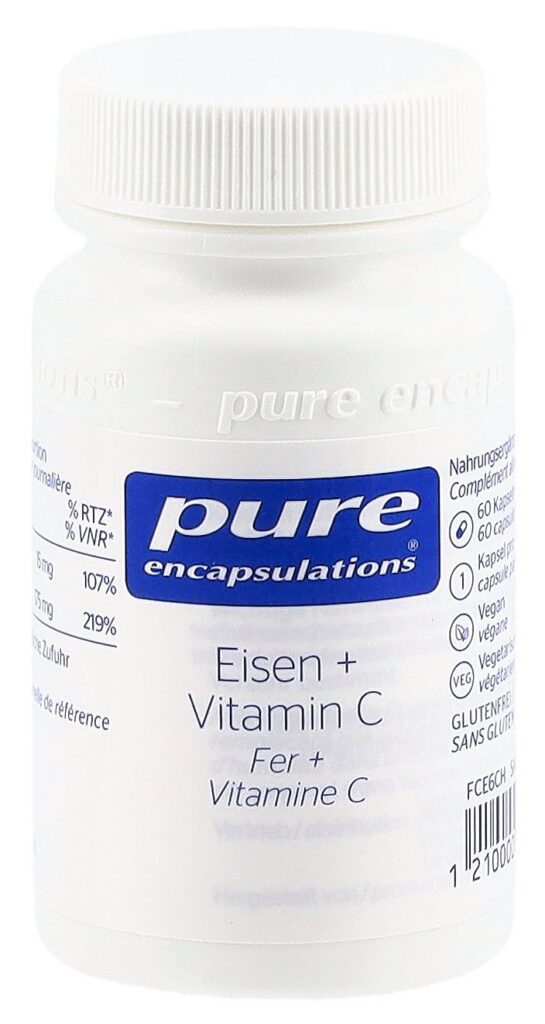 PURE fer C caps bte 60 pce