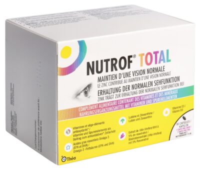 NUTROF Total Vit Spuren Omega 3 caps Vit D3 90 pce