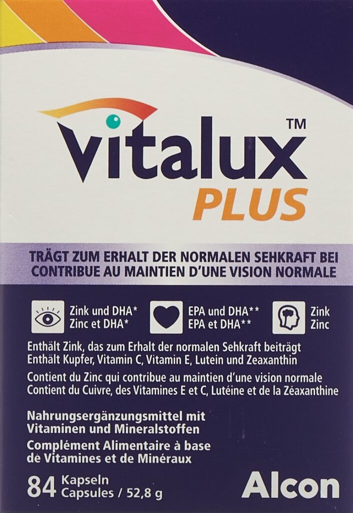 VITALUX Plus caps bte 84 pce