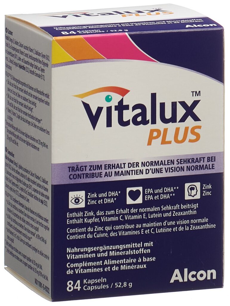 VITALUX Plus caps bte 84 pce