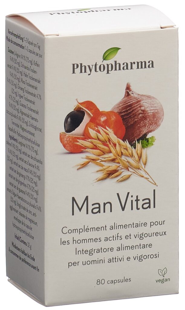 PHYTOPHARMA Man Vital caps bte 80 pce