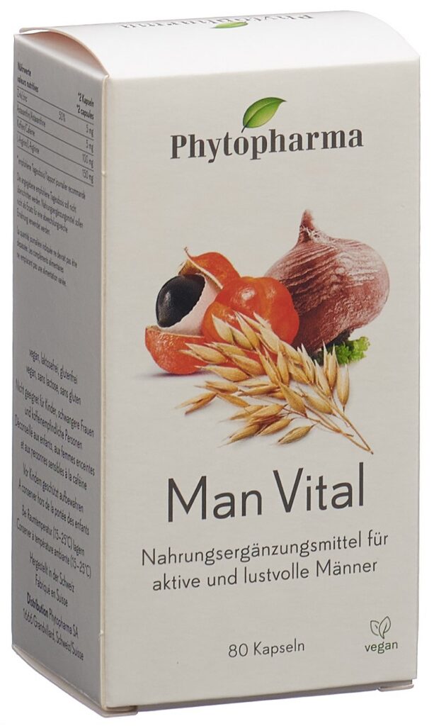 PHYTOPHARMA Man Vital caps bte 80 pce
