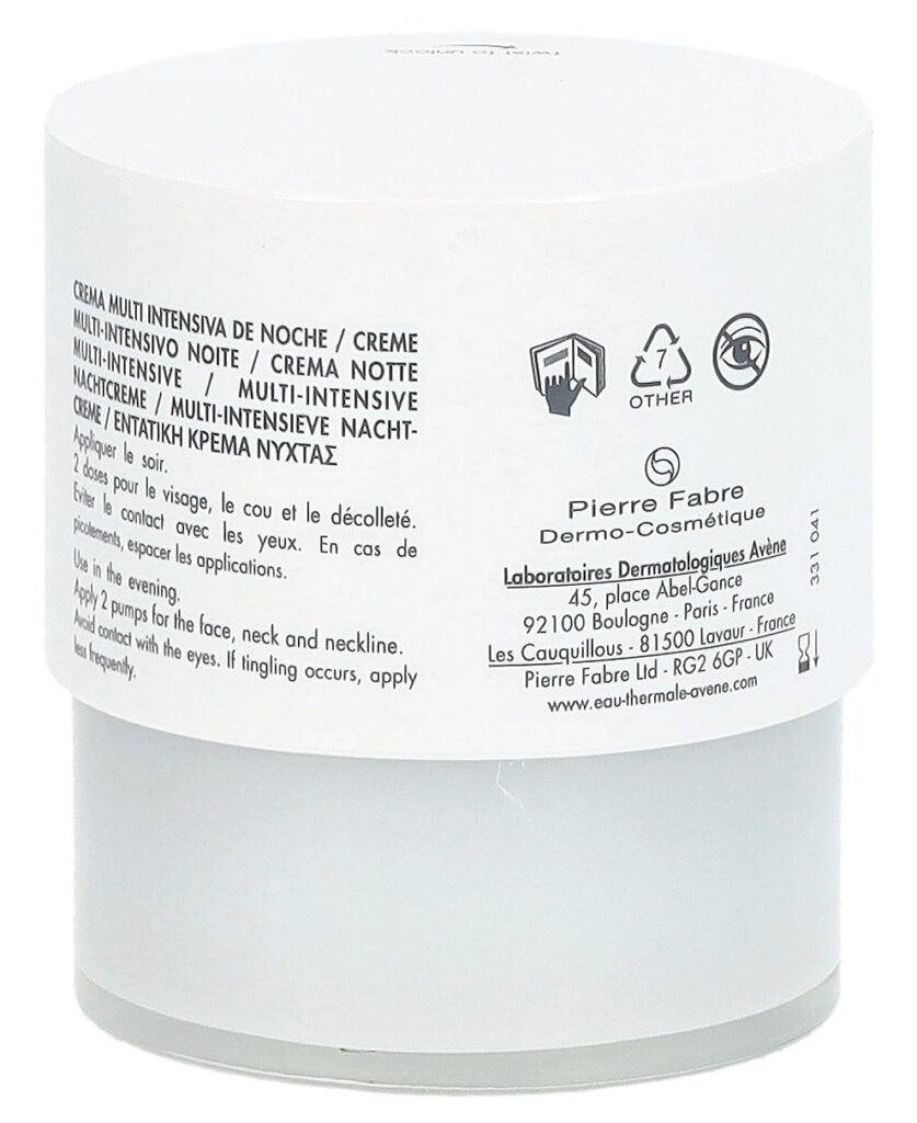 AVENE Hyaluron Activ B3 crème nuit fl 40 ml
